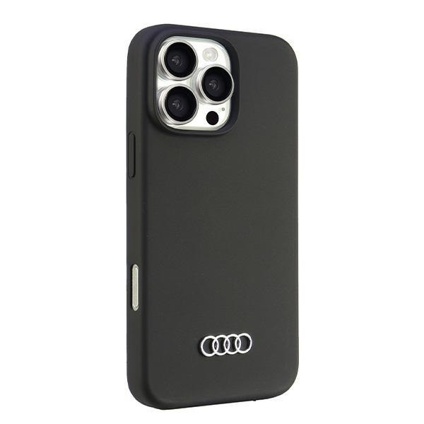 Audi Silicone Case iPhone 16 Pro Max 6.9" czarny/black hardcase